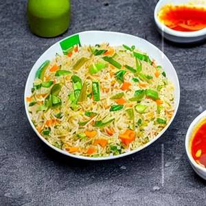 Paneer Ginger & Spring Onion Fried Rice