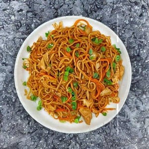 Pan Fry Chicken Noodles