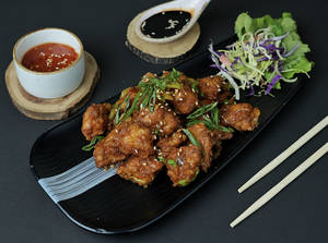 Korean Fried Popcorn Chicken
