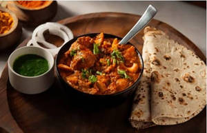Rarra Chicken With 2 Rumali Roti [Serves 1]
