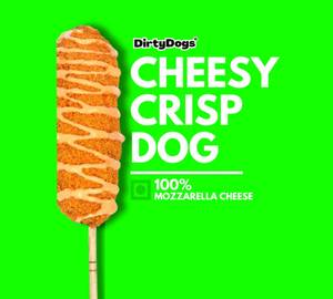 Cheesy Crisp Dog - 100% Mozzarella Cheese