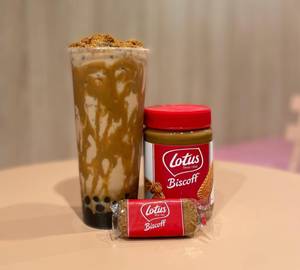 Lotus Biscoff Milk Bubble