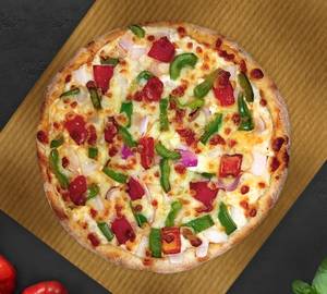 Capsicum & Tomato Pizza 7" (Serve 1)