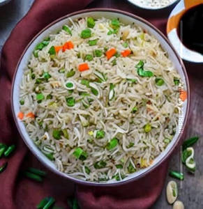 Schezwan Mushroom Fried Rice