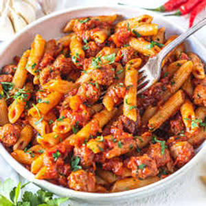 Veg arrabiata pasta