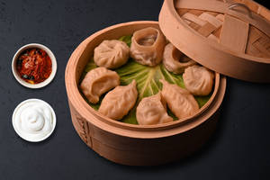 Veg Steam Momo Platter