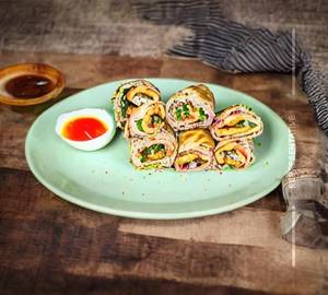 Egg Mushroom Roll