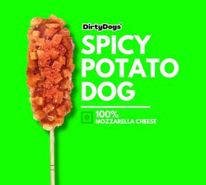 Spicy Potato Dog - 100% Mozzarella Cheese 