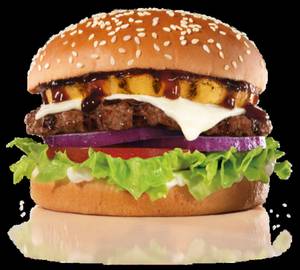 Alfredo Mushroom Ham Burger