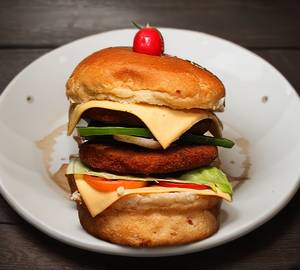 Chicken Double Patty Burger