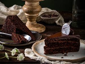 Eggless Chocolate Truffle Pastry