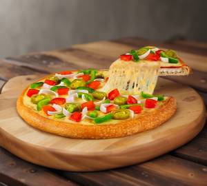 Cheese Burst Deluxe Pizza