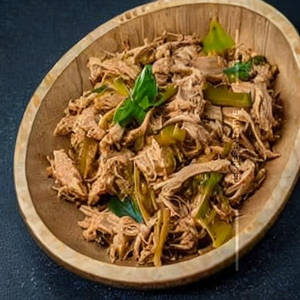 Shredded Chicken In Burnt Ginger Sauce Dry
