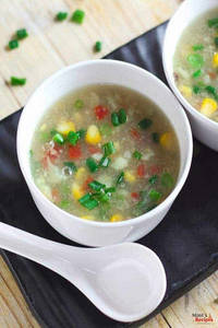 Veg Sweet Corn Soup
