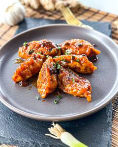 Fried honey chilli momos [5 pieces]