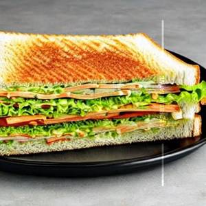 Vegetable mayo sandwich