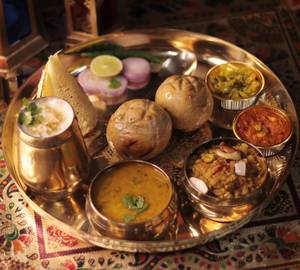 Rajasthani Daal bati thali