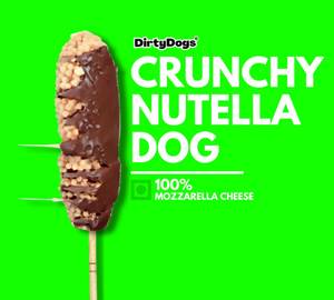 Crunchy Nutella Dog - 100% Mozzarella Cheese