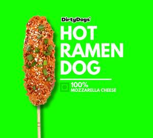 Hot Ramen Dog - 100% Mozzarella Cheese