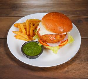 Sharma Jis Aloo Tikki Burger