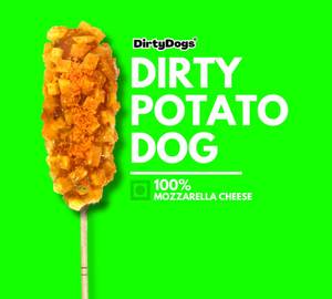 Dirty Potato Dog - 100% Mozzarella Cheese