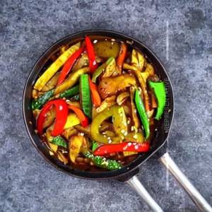 Stir Fry Veg In Butter & Pepper Sauce Gravy