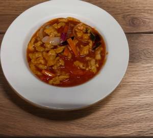 Shredded Chicken With Bell Peppers 