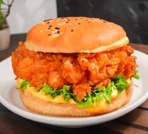 Cheese Xl Fried Chicken Burger