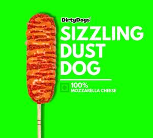Sizzling Dust Dog - 100% Mozzarella Cheese