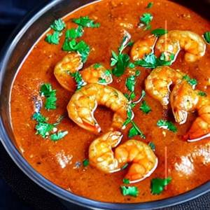 Prawns & Hot Garlic Sauce Gravy