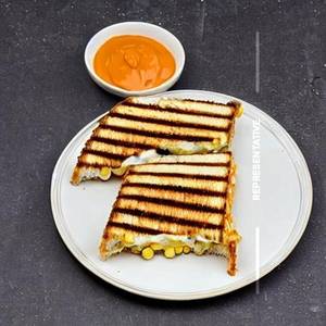 Cheese Corn Grilled Sandwich