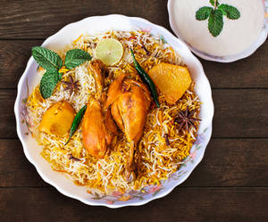 Chicken Drumstick Biryani (2 Leg )
