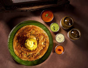 Open Benne Masala Dosa