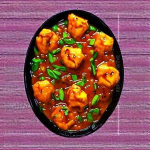 Egg Chicken Prawn Manchurian Rice