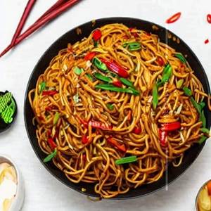 Egg Chilli Garlic Noodles   