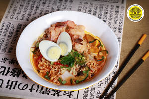 Prawn Cheesy Ramen Bowl