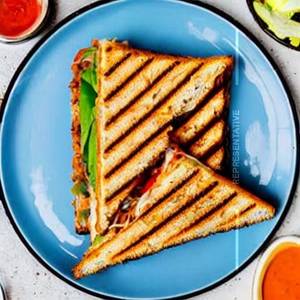 Veg Club Grilled Sandwich
