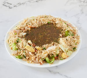 Veg Manchurian Fried Rice
