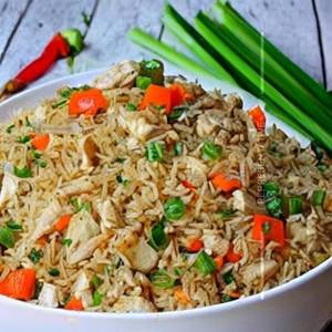 Chicken Burnt Garlic Fried Rice