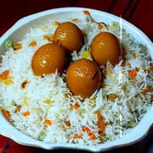 Egg Manchurian Rice