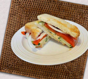Tomato Cucumber Sandwich