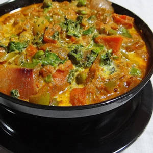 Vegetable Do Pyaza Full