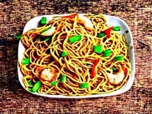 Prawns Schezwan Noodles 