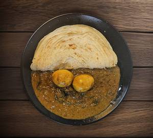 2 Porotta with Egg Curry