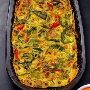 Prawn Baked Fritatta