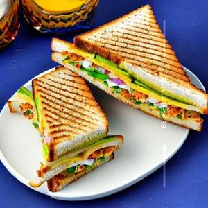 Veg Cheese Club Sandwich