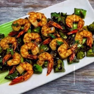 Stir Fry Hakka Prawns (dry)