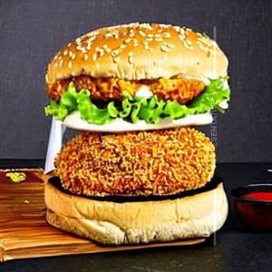 Chicken Momos Burger
