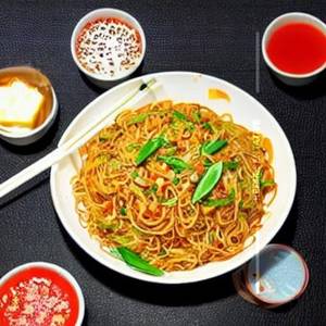 Egg Singapuri Noodles
