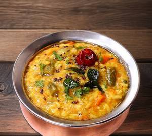 Rice with sambhar